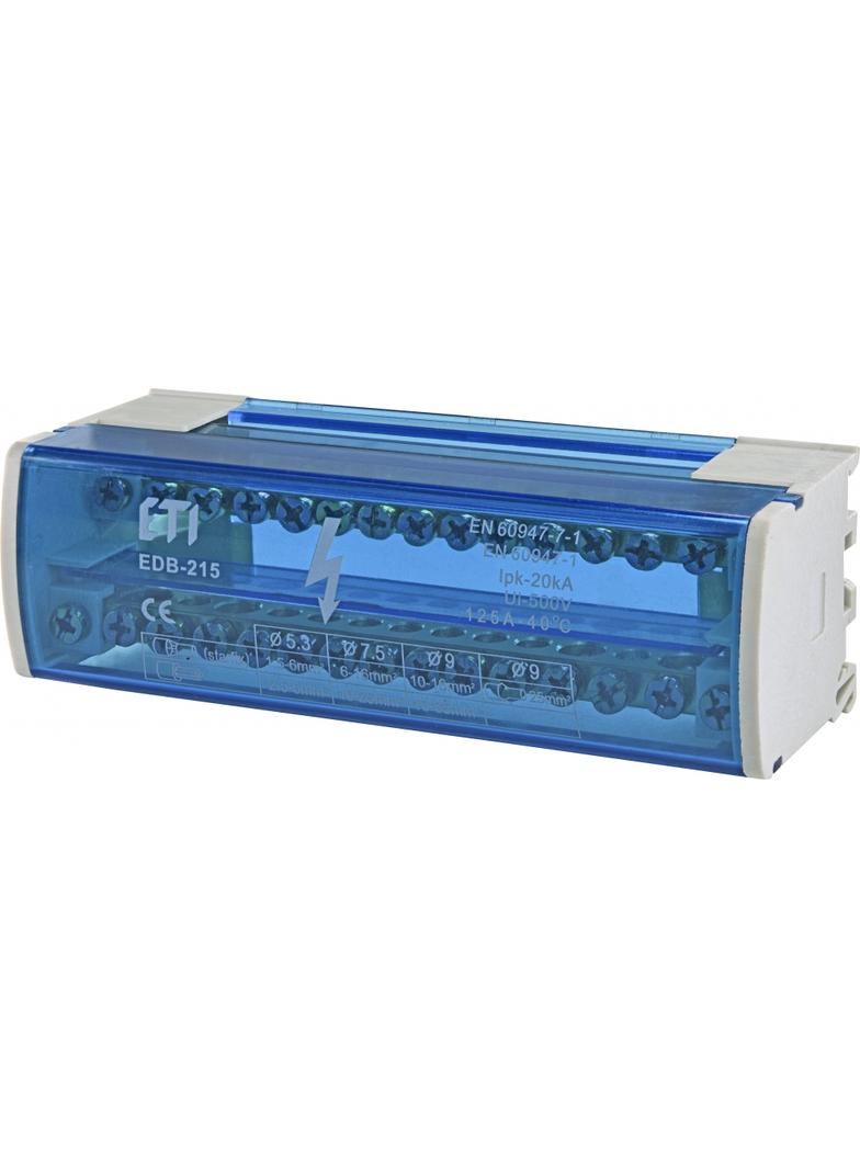 Blok rozdzielczy 125A (2x15 zacisków) EDB-215 001102302 ETI