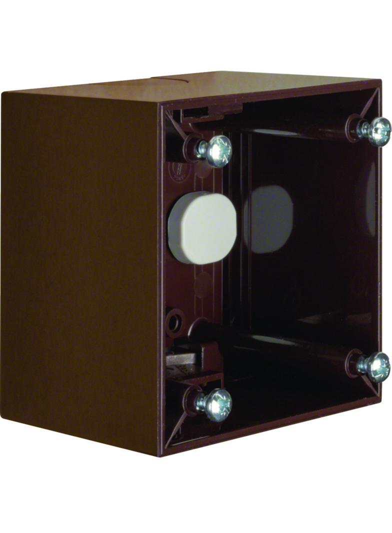 Integro Flow Puszka natynkowa 1-krotna wysoka, brąz