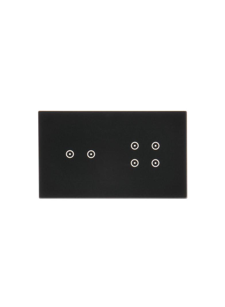 Simon 54 Touch Panel dotykowy S54 Touch 2 moduły 2 pola dotykowe poziome + 4 pola dotykowe zastygła lawa DSTR224/73 KONTAKT