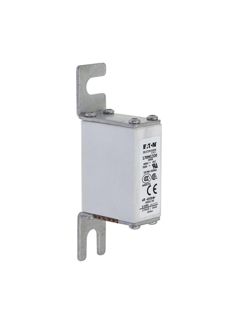 200A 690V IEC aR 000U/80 SQUAREBODY FUSE Wkładka szybka 200A AC 690V DIN 000 21x40x100 mm, 170M1320