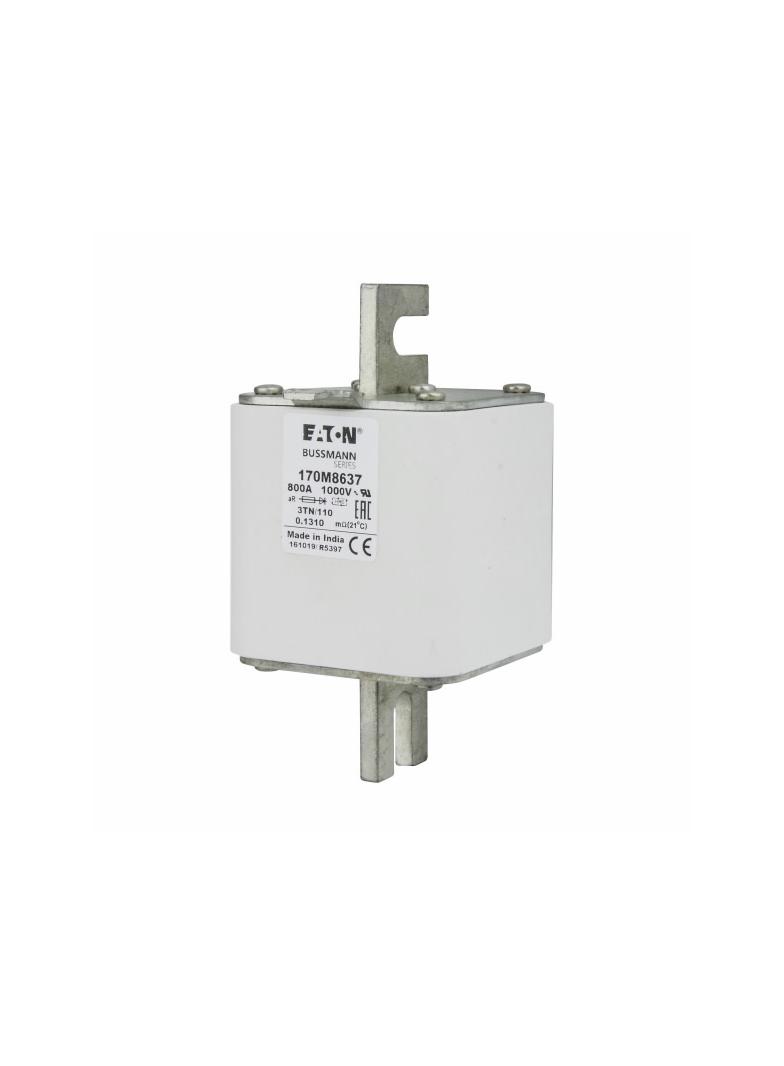 800A 1000V 3TN/110 aR INDICATOR FUSE Wkładka szybka 800A AC 1000V DIN 3 74x90x139 mm aR, 170M8637 EA
