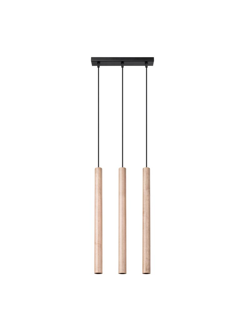 Sollux Lampa wisząca PASTELO 3L drewno SL.1267