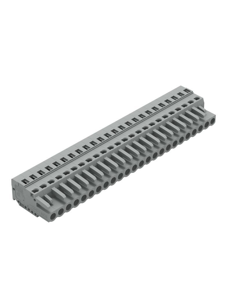 MCS-MIDI Classic gniazdo 24-bieg. szare raster 5 mm /10szt./ WAGO