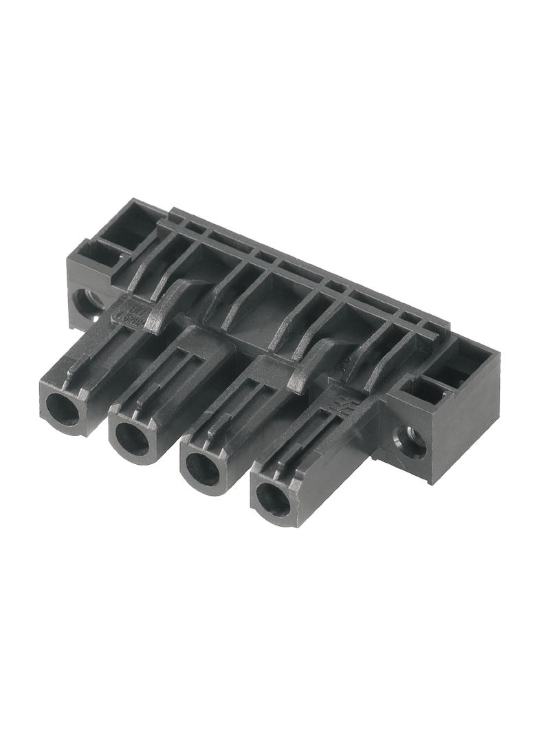 BLL 7.62HP/04/90F 3.2SN BK BX Wtyki PCB (złącza płyty), 7.62 mm, Liczba biegunów: 4, kąt odejścia: 90° /42szt./ 1043290000 WEIDMÜLLER