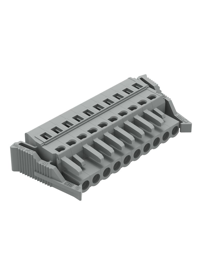 Gniazdo MCS‑MIDI Classic 10‑biegunowe szare raster 5mm 231‑110/037‑000 /25szt./ WAGO
