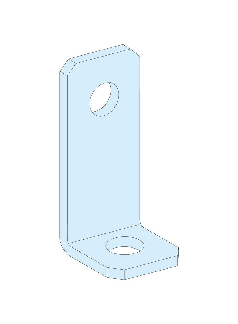 Rozdzielnice PrismaSet, zestaw 4 kątowników
