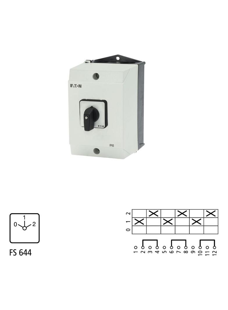 T3-3-8451/I2 Łącznik krzywkowy 32A 13kW 207189 EATON