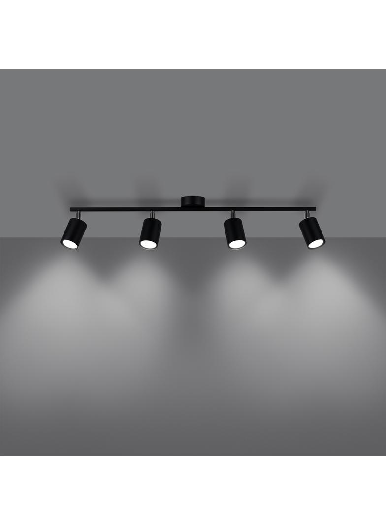 Sollux Plafon LEMMI 4L czarny SL.1168