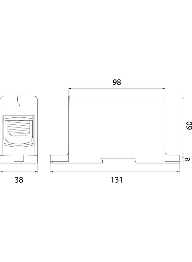 Złączka przelotowa WLZ35P/240/s 48.503 OPATÓWEK