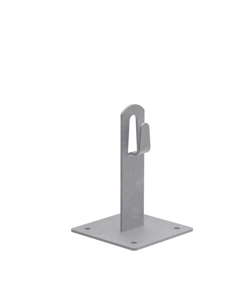 OG UCHWYT DACHOWY Z PŁYTKĄ /100 15.1.1 OG