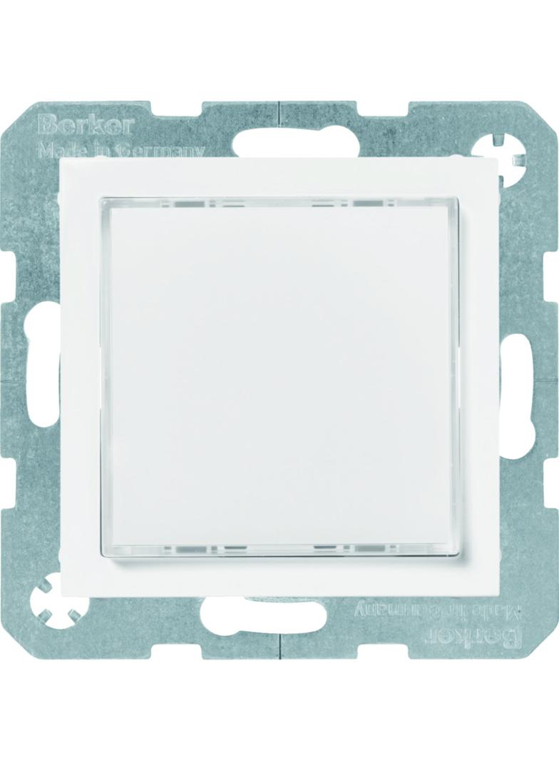 B.Kwadrat Sygnalizator świetlny LED, podświetlenie RGB biały połysk