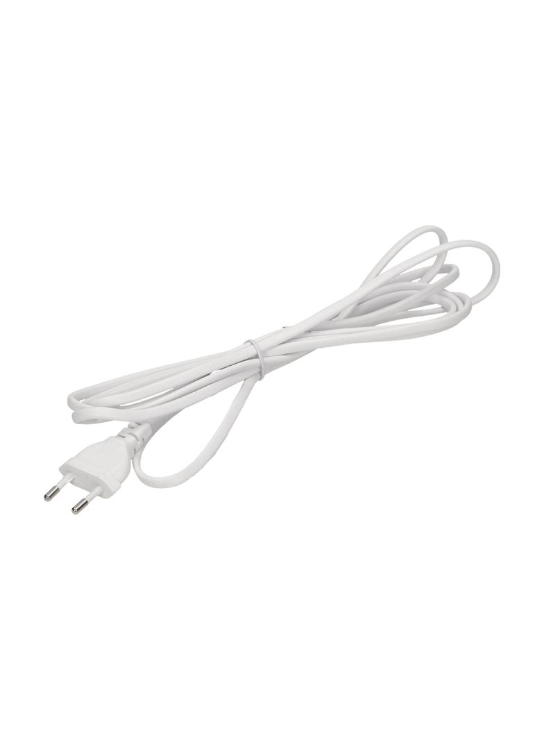 Przewód przyłączeniowy wtyczka EURO 2P 2x0,75mm2 IP20 1,9m biały ORNO