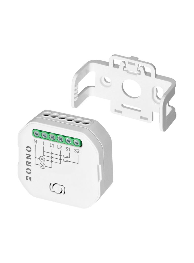 Przekaźnik dopuszkowy 2-kanałowy Tuya Smart Wi-Fi+BLE OR-SH-17101 ORNO