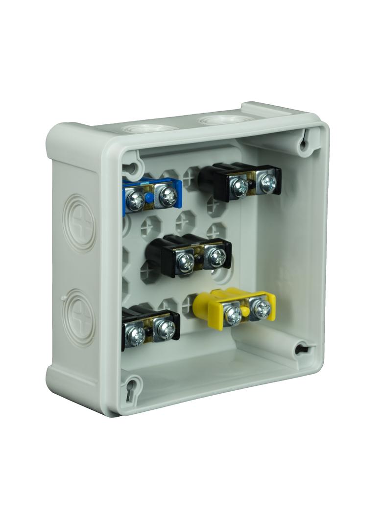 VP-42 Puszka n/t 98x98x42mm IP55 8-wl Z-sł. Z-ac. popiel VP 042-53 61.148 OPATÓWEK