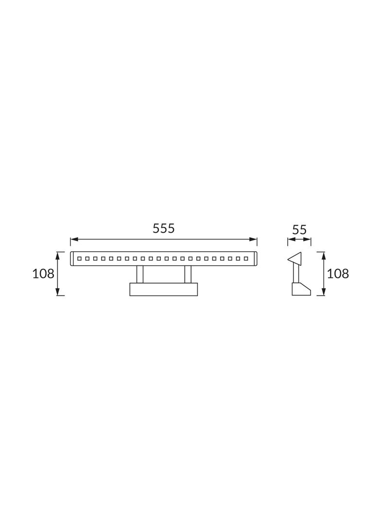 RITON LED 6W MAT CHROME 4000K 03074 IDEUS