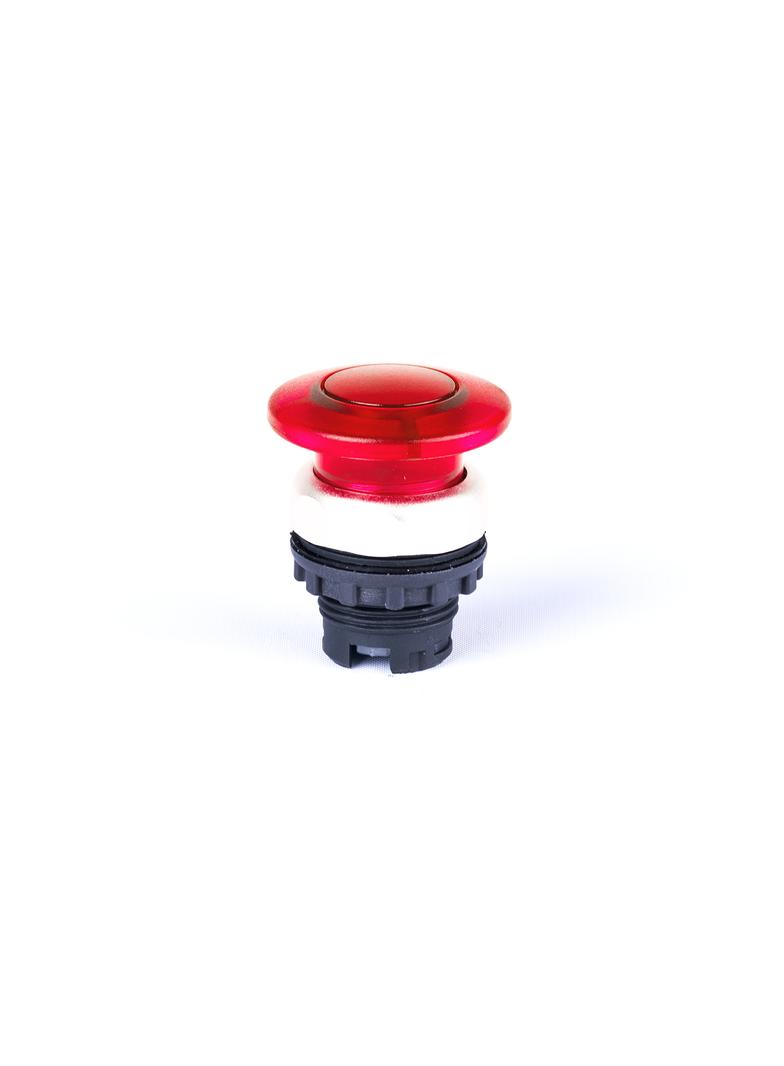 Ex9P1 MI r Przycisk grzybkowy 40mm z samopowrotem możliwość podświetlenia czerwony 105642