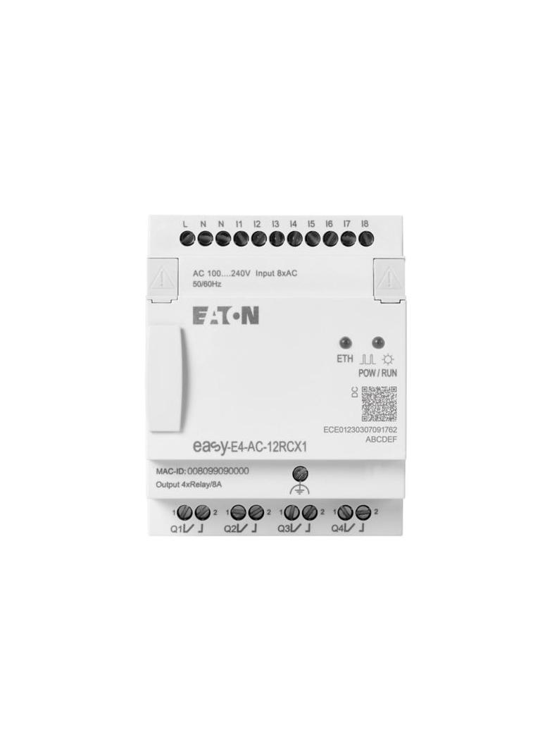 EASY-E4-AC-12RCX1 easyE4 230VAC/DC 8DI 4DO-R bez wyświetlacza 197216 EATON