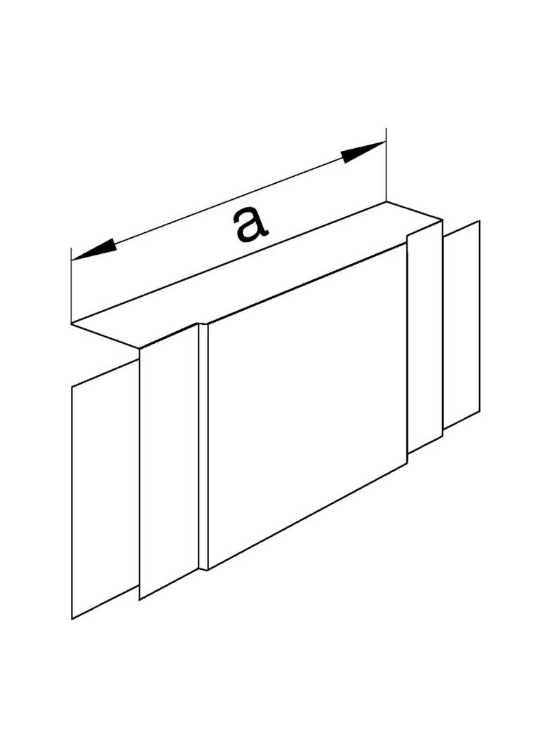 tehalit.LF Element T, 60x150mm, biały