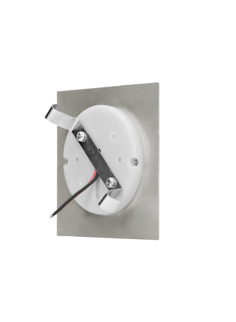 DRACO LED NEW 1,5W oprawa schodowa podtynkowa 12VDC 30lm 6000K satyna innowacyjny sposób monta AD-OS