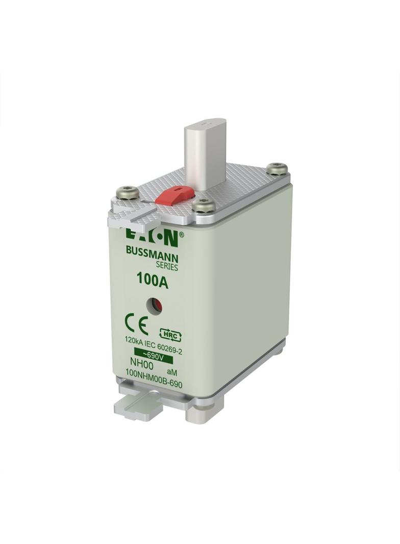 NH FUSE 100AMP 690V aM SIZE NH00 DUAL IND Wkładka NH00 100A 690V AM podwójny wskaźnik 100NHM00B-690