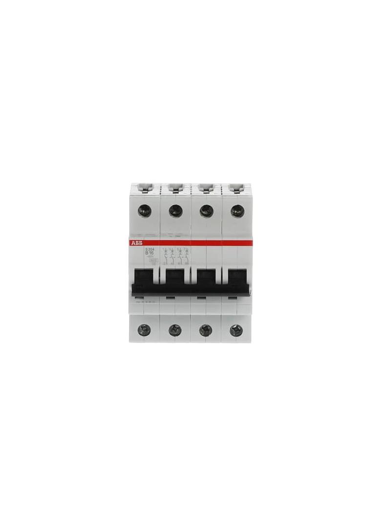 S204-B16 Wyłącznik nadprądowy 6kA 4P B16A 2CDS254001R0165 ABB