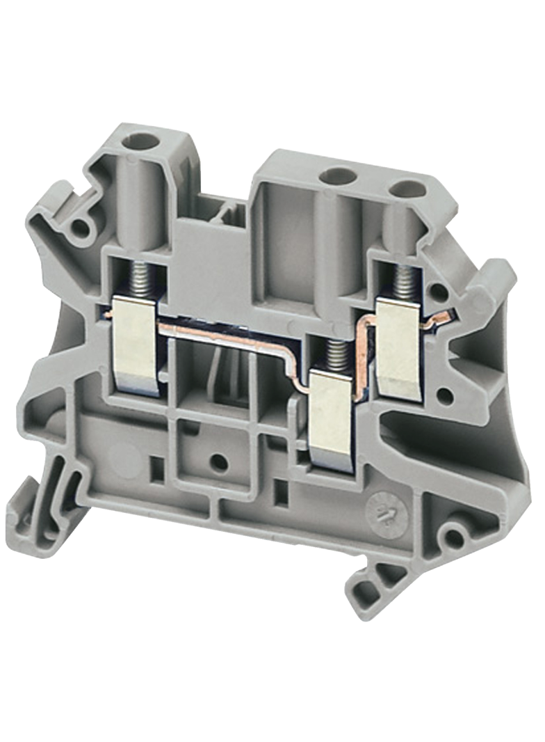 Złączki NSY, zacisk śrubowy przepustowy 3 punktowy
