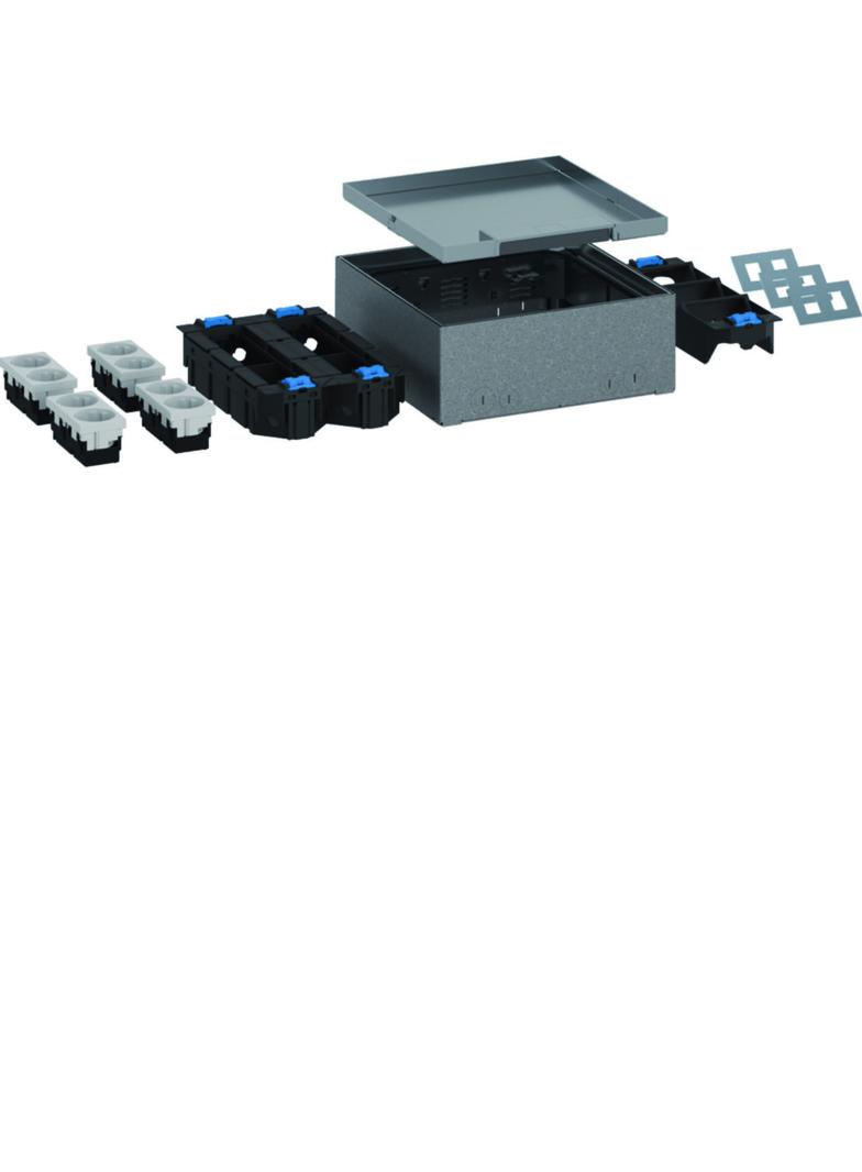 tehalit.VE-EE Zestaw puszka podło-montazowa IP30 5kN Q12 251x251 15mm stal UDKQ12E15 HAGER
