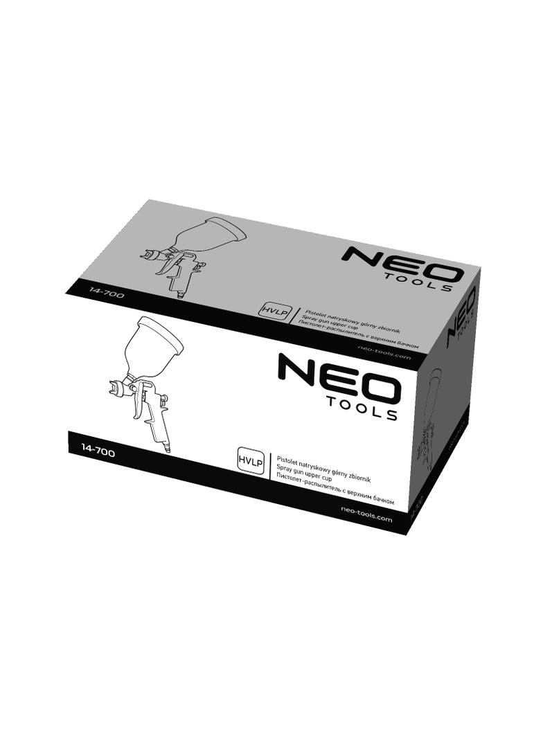 Pistolet lakierniczy górny zbiornik 0.6 l, dysza 1.4 mm, HVLP