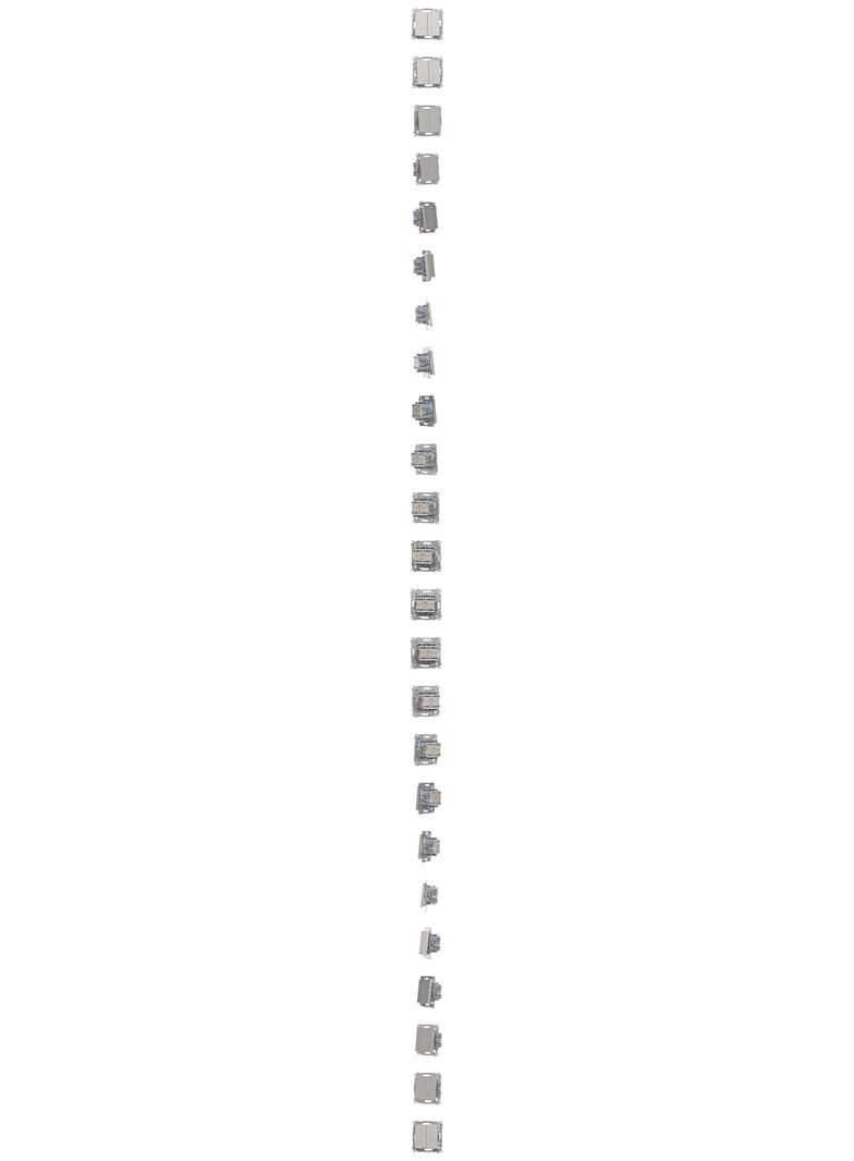 Simon 55 Łącznik krzyżowy podwójny szybkozłączka Aluminium mat TW7/2.01/143 KONTAKT