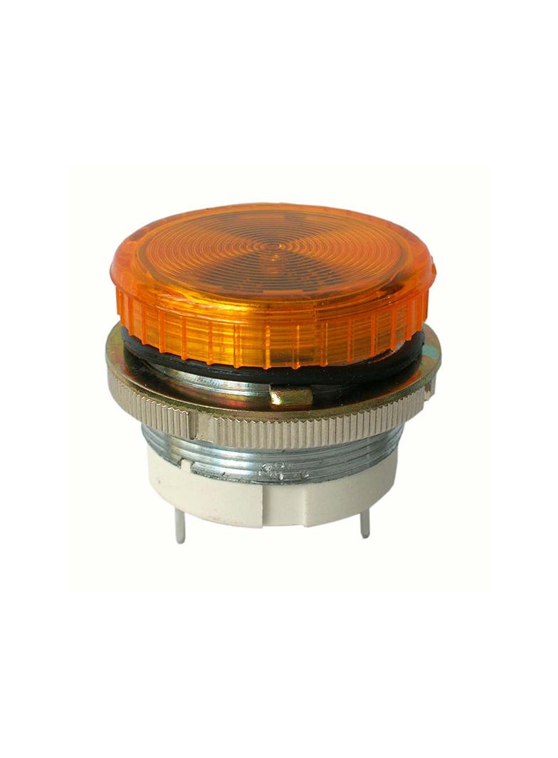 Lampka D30 24V-230V żółta