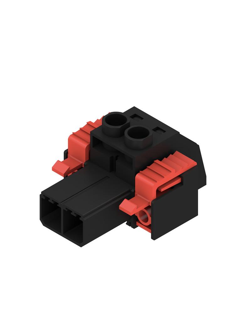 SVZ 7.62HP/02/180FI SN BK BX Złącze kablowe do płytek drukowanych /100szt./ WEIDMULLER