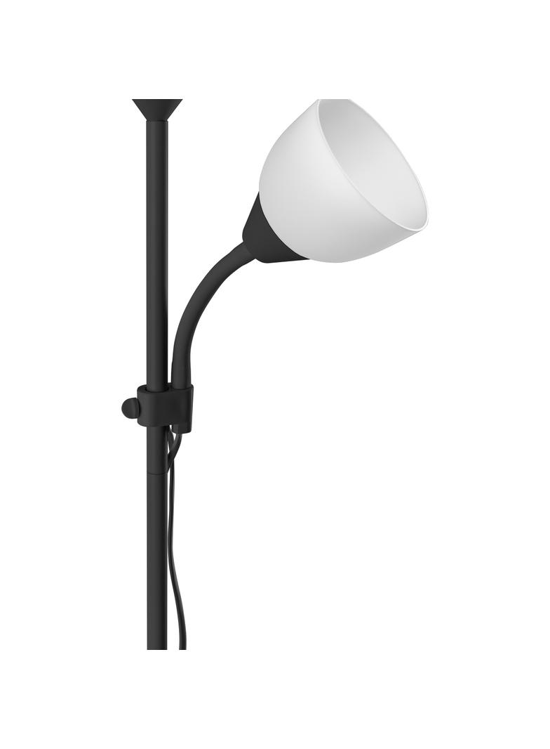 Lampa stojąca podłogowa URLAR 175 cm max 25W E27 max 25W E14 czarna LS-2/B ORNO