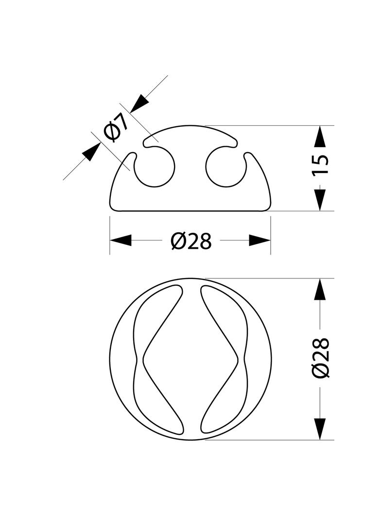 UKSO-Uchwyt kablowy samoprzylepny 37.2 OPATÓWEK