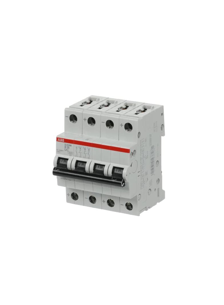 S204M-B16UC Wyłącznik nadprądowy 10kA AC/DC 4P B16A 2CDS274061R0165 ABB