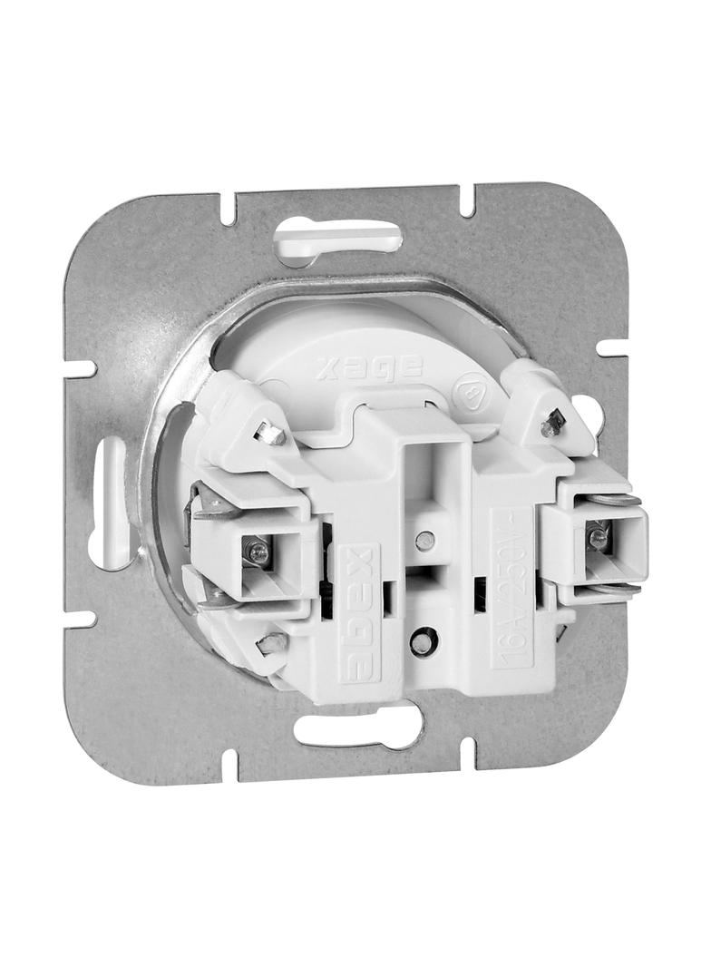 Gniazdo pojedyncze podtynkowe 2P+Z Pearl, 16A, 250V, PT-16P, biały