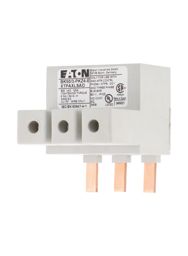 BK50/3-PKZ4-E Zacisk zasilający do mostków 3p 50mm2 UL rozrusznik E 272165 EATON