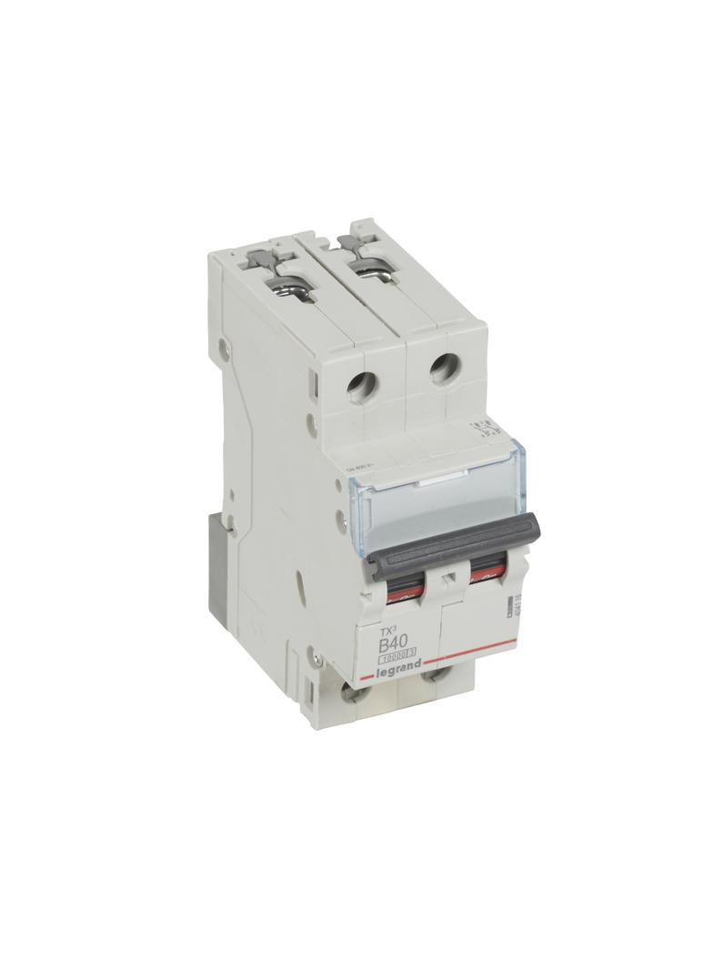 WYŁĄCZNIK NADPRĄDOWY S 312 2P B 40A 10000A SERII TX3, Legrand