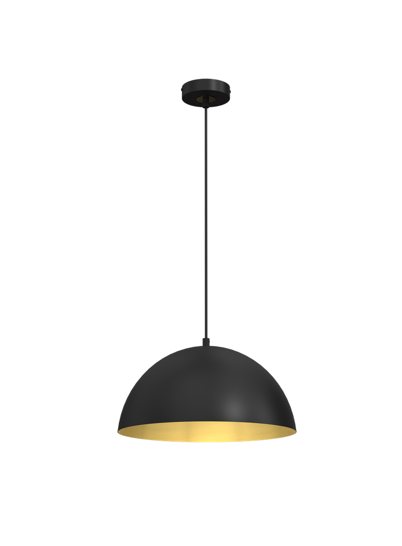 Milagro lampa wisząca Beta E27 czarno/złota MLP7896