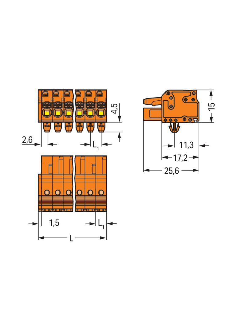 1-przewodowe gniazdo