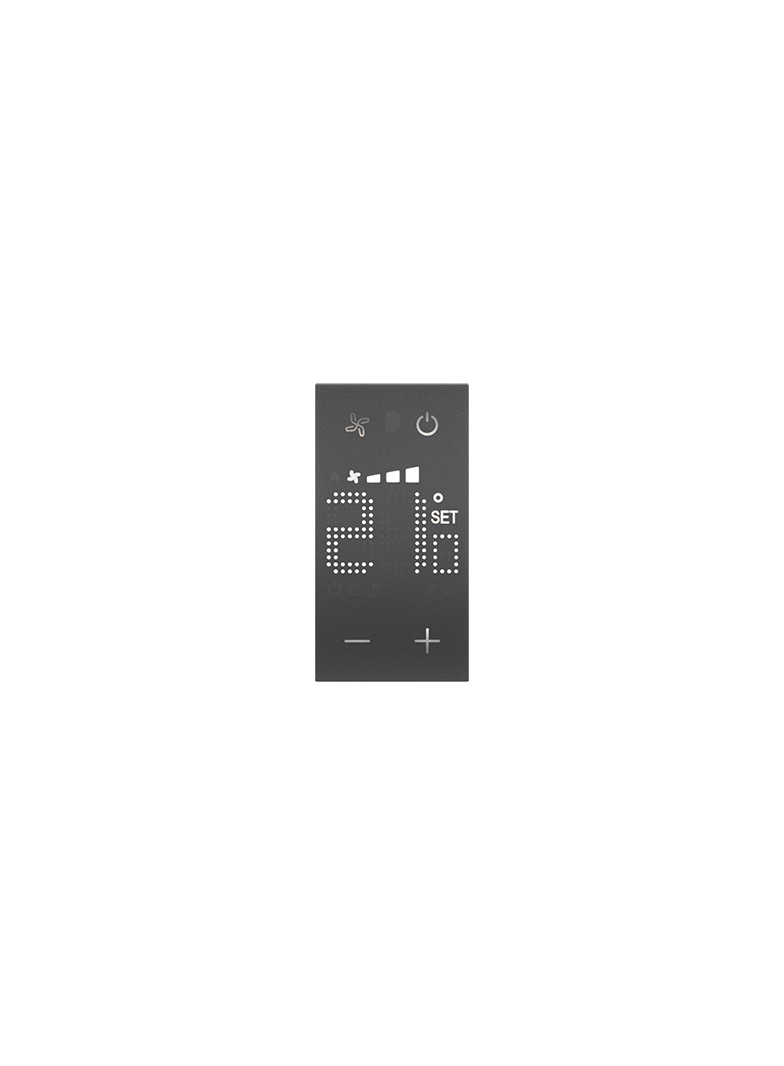 Living Now 'My Home' - Termostat 1-Strefowy - 2 Moduły - Czerń Bticino KG4691 LEGRAND