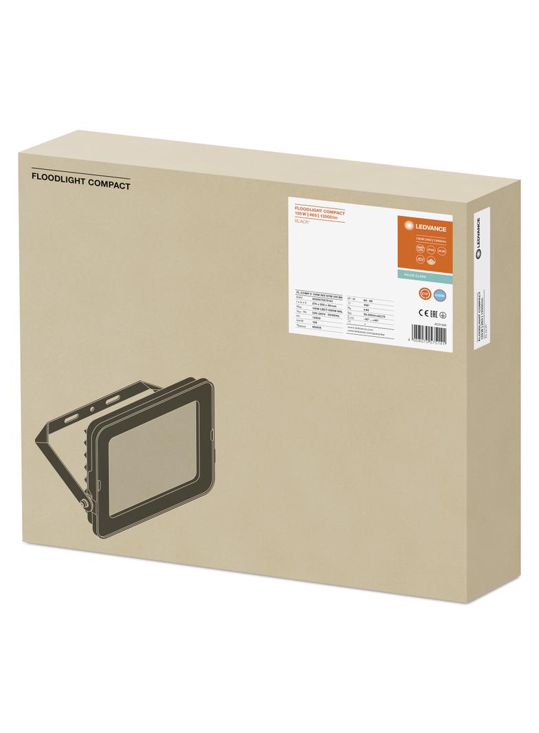 Naświetlacz LED FLOOD COMPACT V 135W 865 SYM 100 BK 4058075575141 LEDVANCE