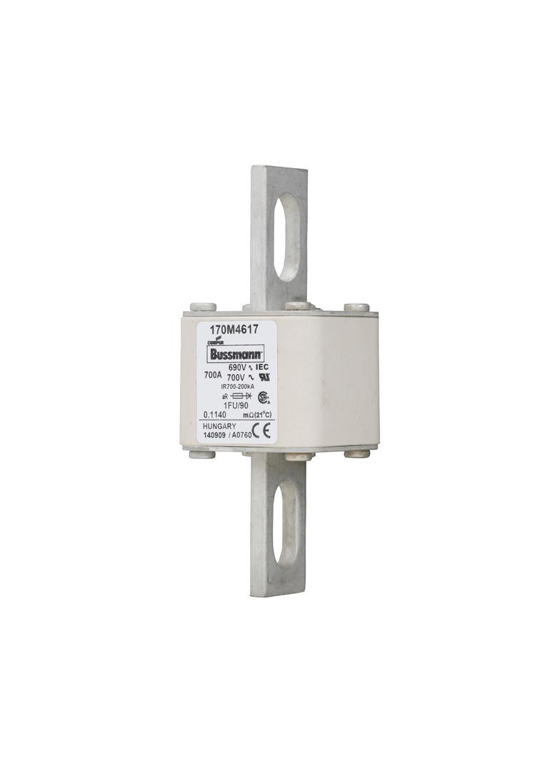 FUSE 700A 690V 1FU/90 AR UC Wkładka szybka 700A AC 690V rozmiar 1 53x69x136 mm aR IEC UL, 170M4617 E