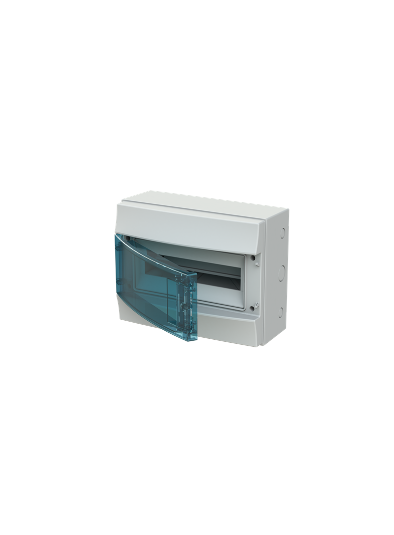 Obudowa MISTRAL65 drzwi przeźroczyste 12M z listwą N+PE