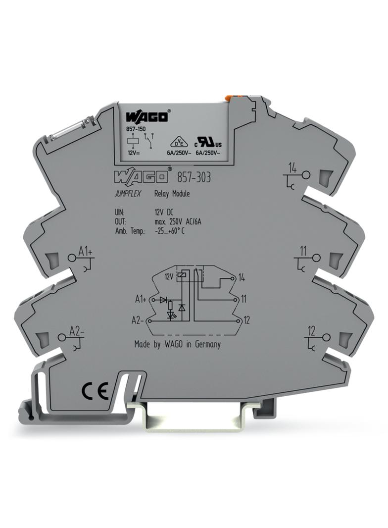 JUMPFLEX podstawka z przekaźnikiem 12V DC 1p WAGO