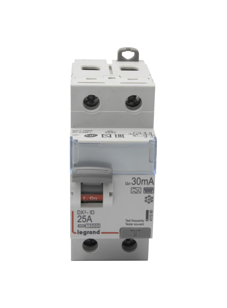 Wyłącznik Różnicowoprądowy P 302 2P 25A 30Ma Typ F (Hpi) DX3 411590 LEGRAND