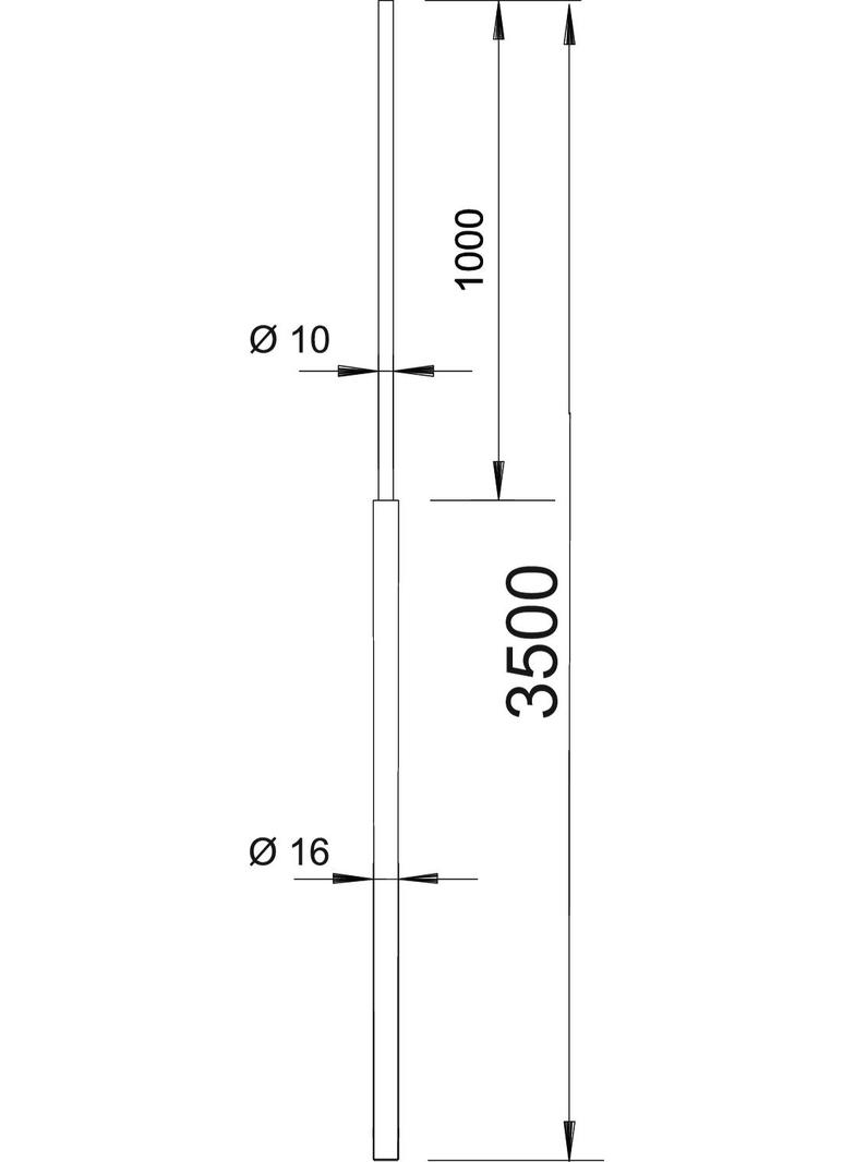 101/VL3500, ZWODY PRĘT.Z PRZEW.BEZ GW.3,5M