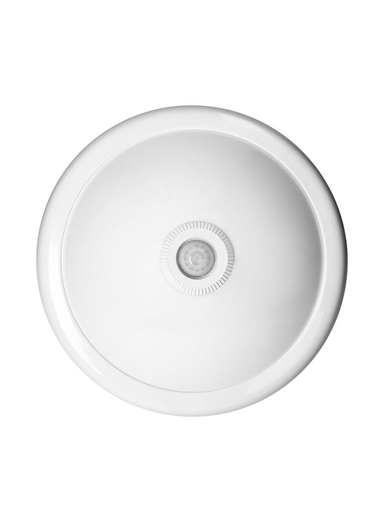 ROVO PC plafon oświetleniowy z czujnikiem ruchu 360st 2x40W E27 IP20 policarbon mleczny CL/2xE27R-2