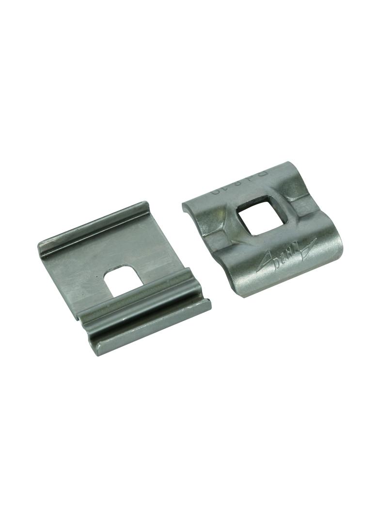 Zacisk uziemiający UNI, M8, do drutu 8-10 mm i przewodu PE 4-50 mm2, bez śruby, NIRO