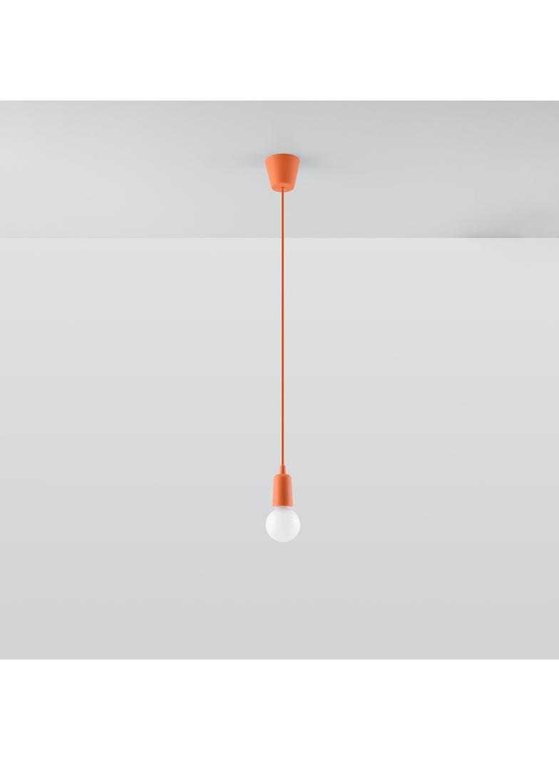 Sollux Lampa wisząca DIEGO 1 pomarańczowy SL.0584