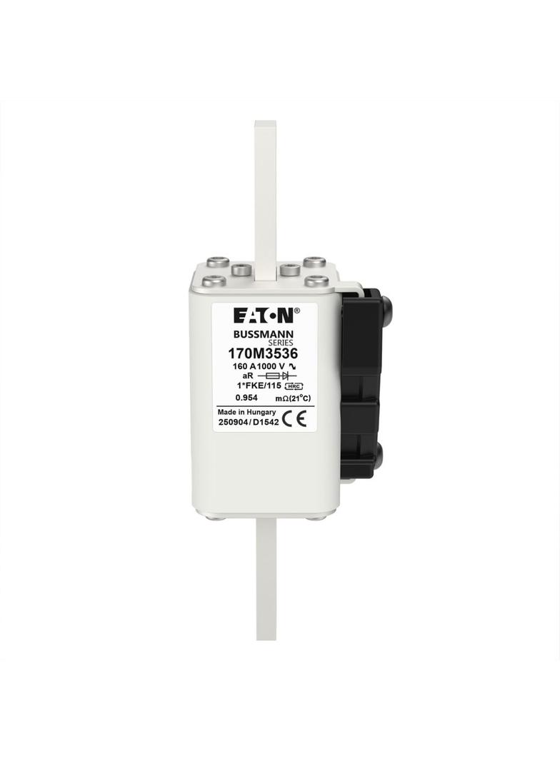 FUSE 160A 1000V 1*FKE/115 AR Wkładka szybka 160A AC 1000V rozmiar 1 43x60x156 mm aR, 170M3536 EATON